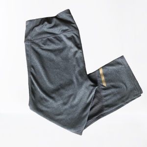 Reebok Grey Crop Mesh Leggings